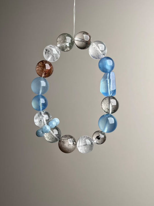 Natural Crystal Energy Bracelet | Healing Stones for Balance & Vitality